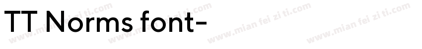 TT Norms font字体转换